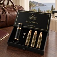 Luxury fragrance travel set